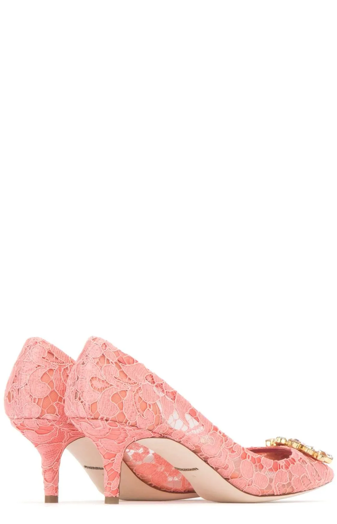 Dolce & Gabbana Bellucci Embellished Lace Pumps