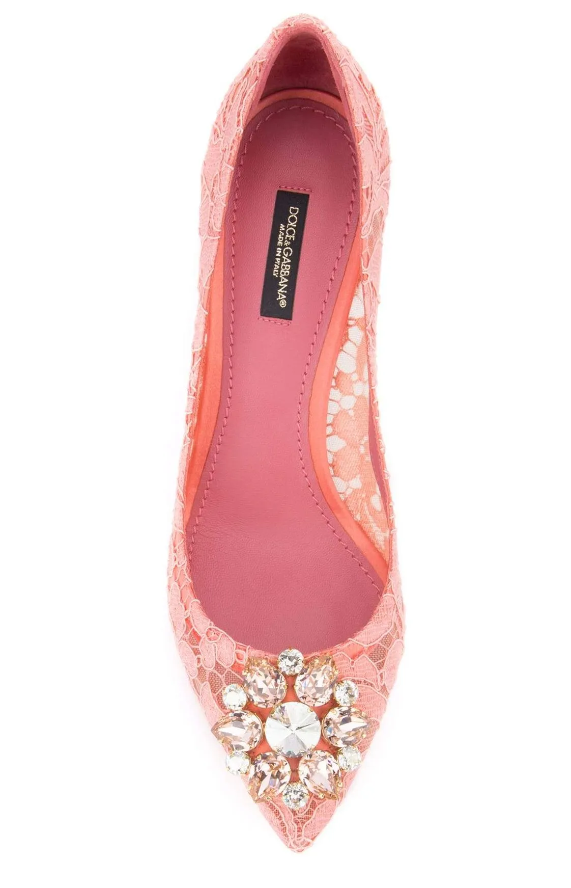 Dolce & Gabbana Bellucci Embellished Lace Pumps