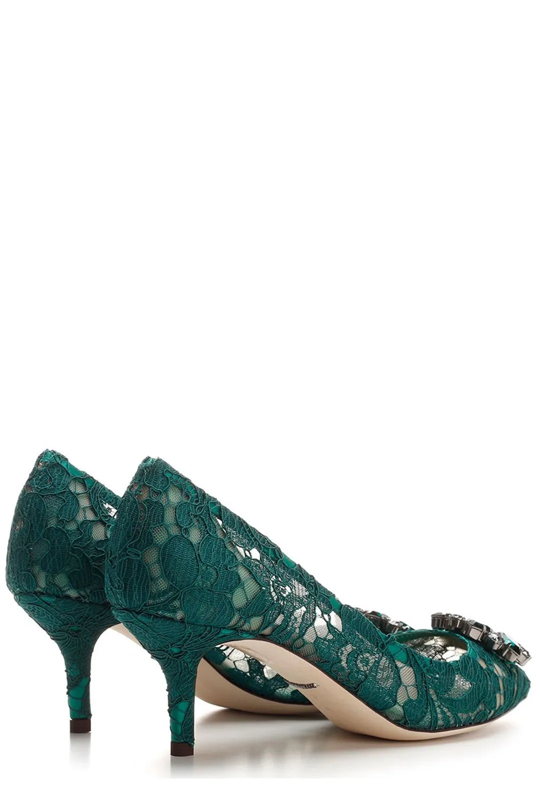 Dolce & Gabbana Bellucci Lace Embellished Pumps