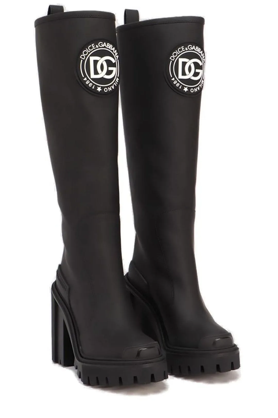 Dolce & Gabbana Chunky Knee-High Boots