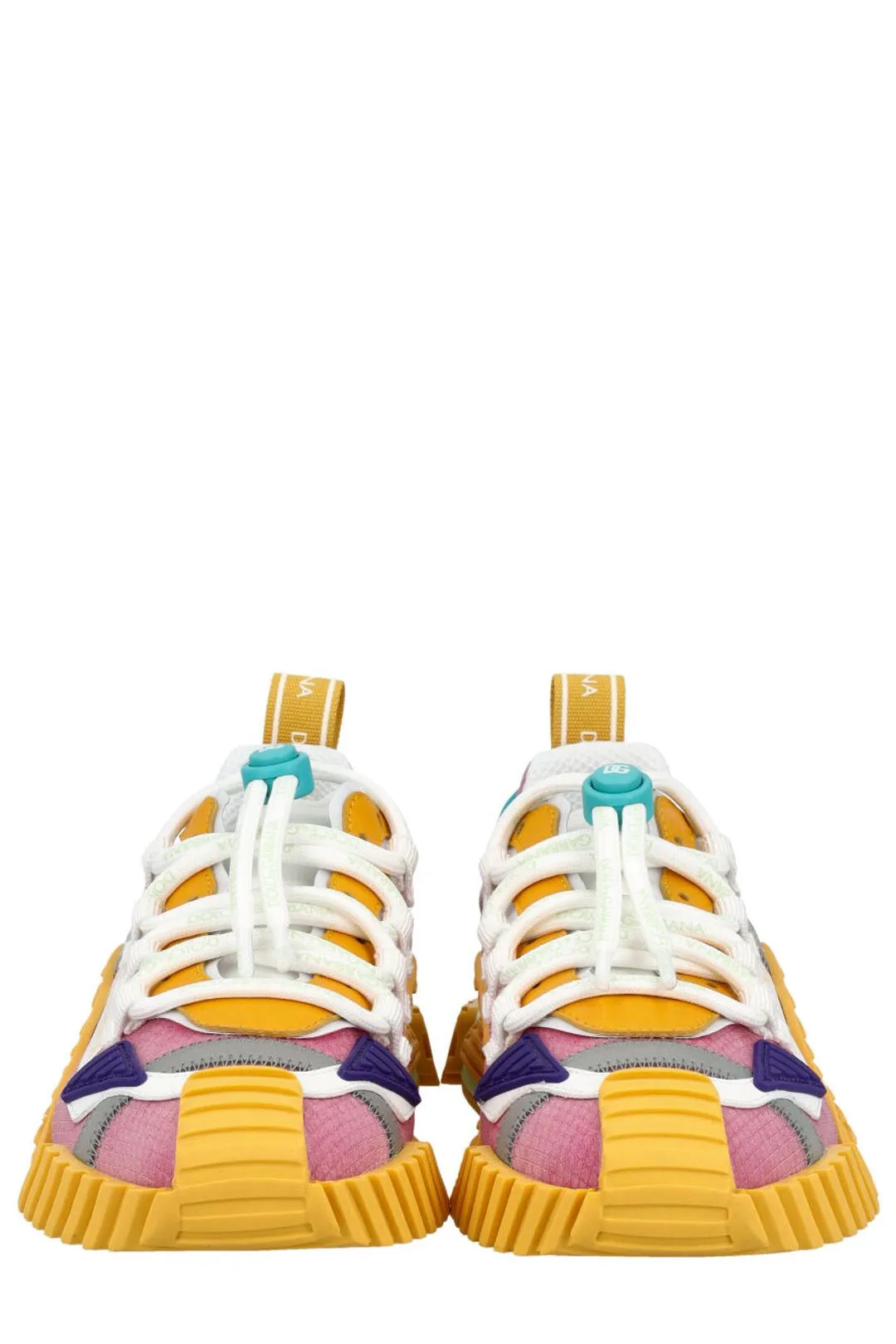 Dolce & Gabbana Colour-Block Lace-Up Sneakers
