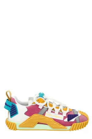 Dolce & Gabbana Colour-Block Lace-Up Sneakers