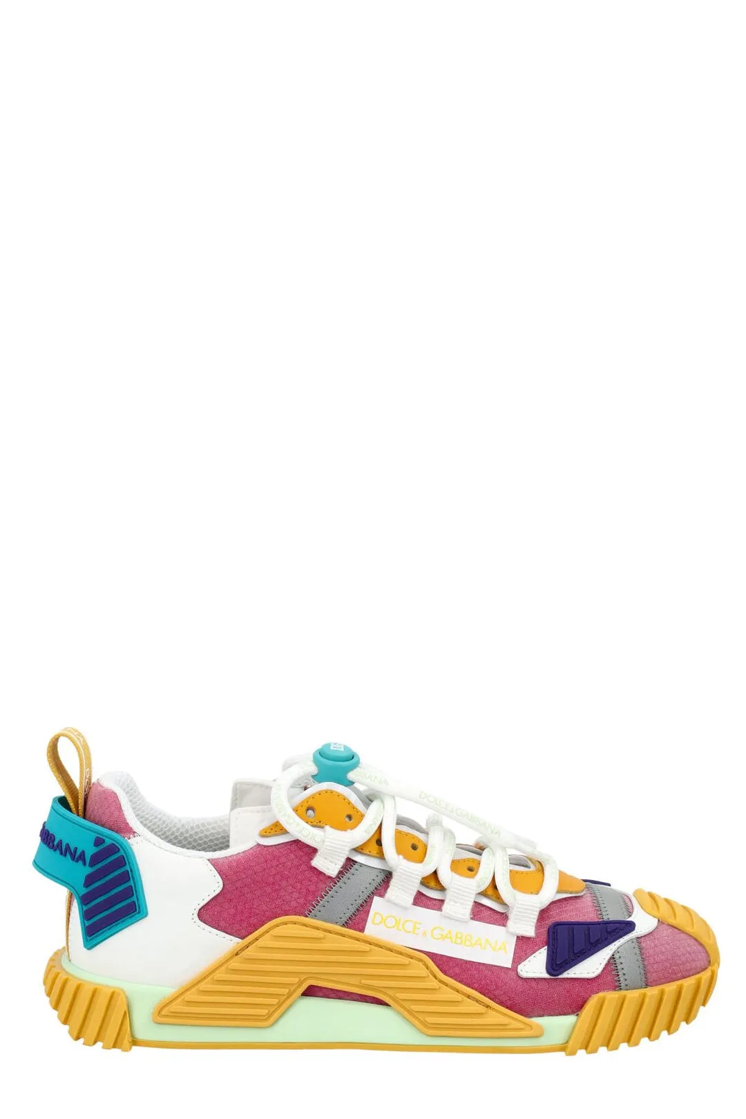 Dolce & Gabbana Colour-Block Lace-Up Sneakers