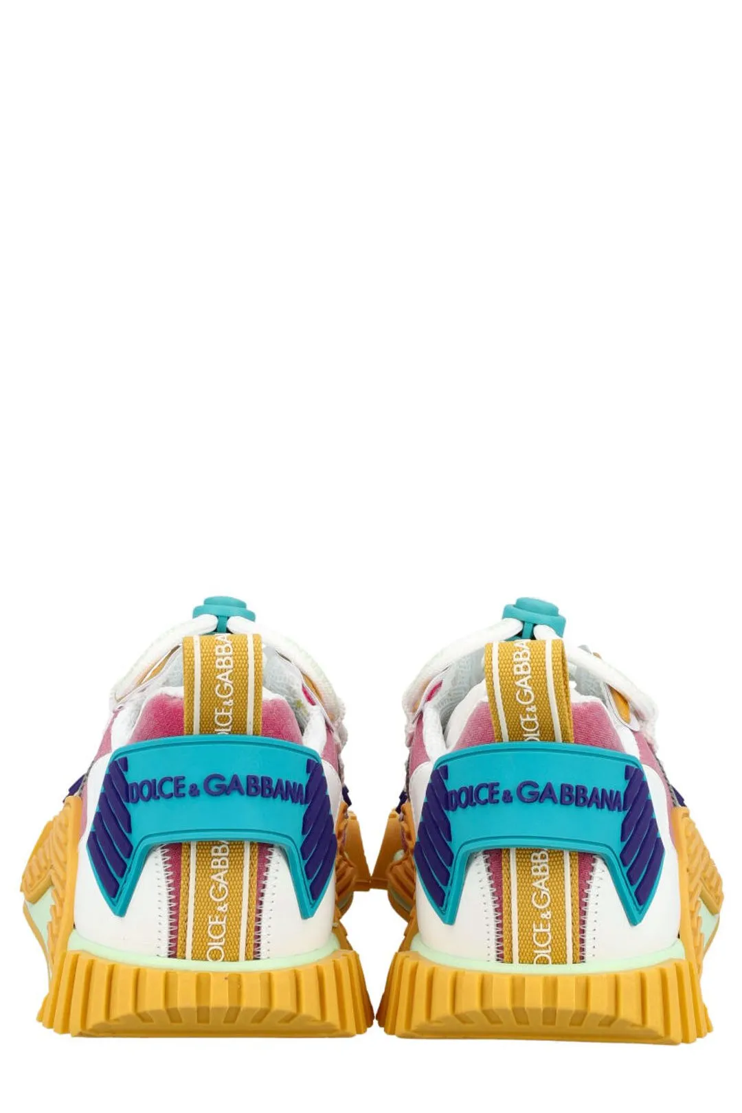 Dolce & Gabbana Colour-Block Lace-Up Sneakers