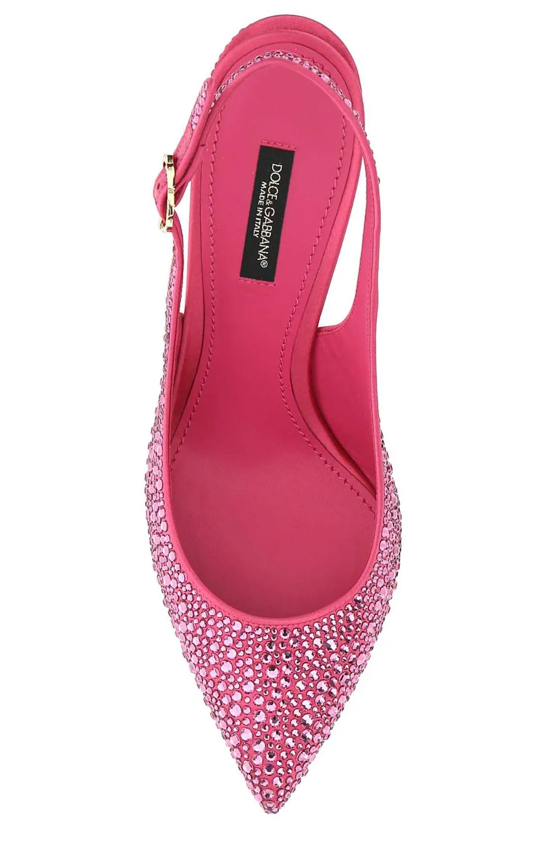 Dolce & Gabbana Crystal Embellished Slingback Pumps