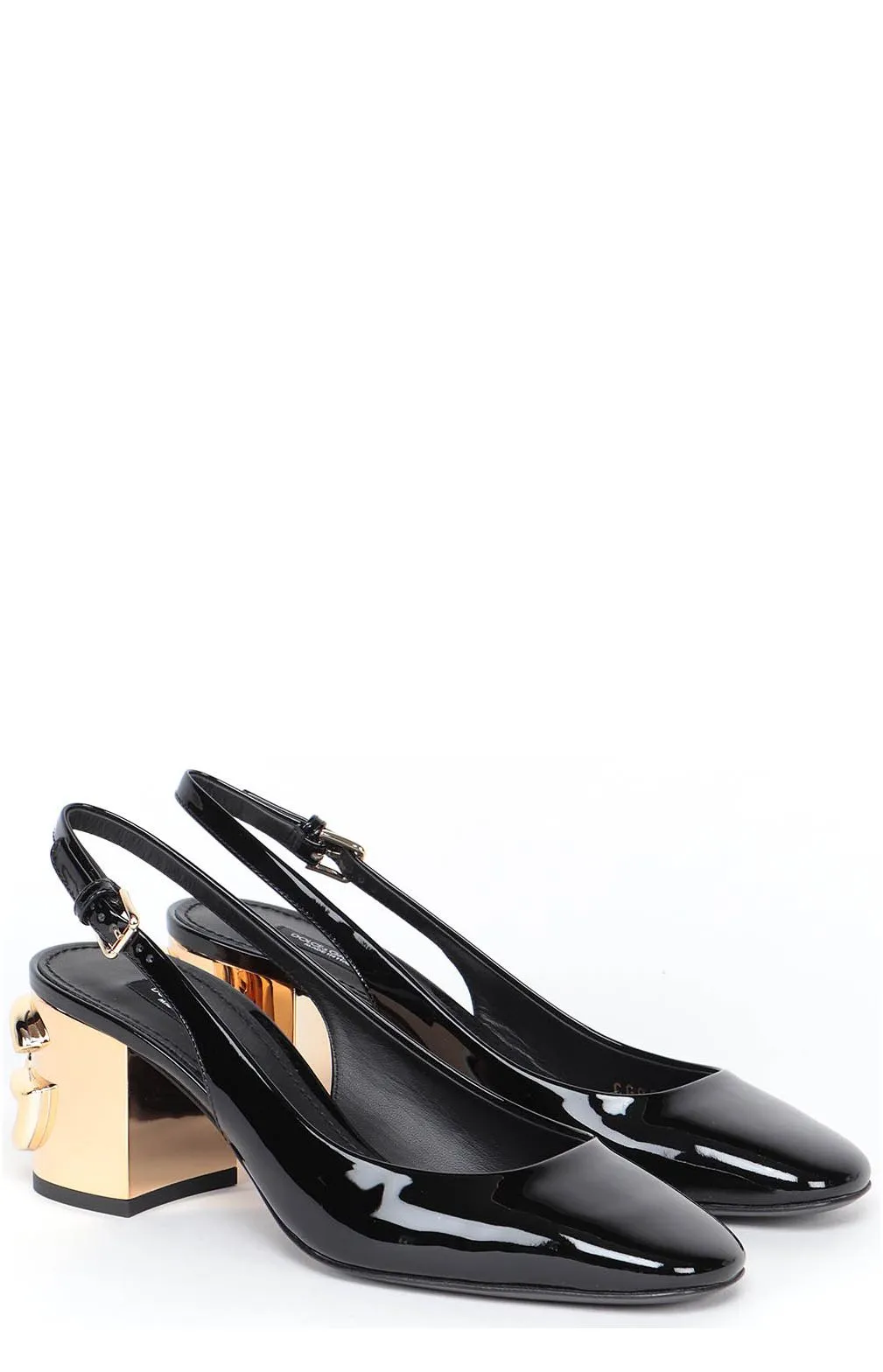 Dolce & Gabbana DG Block Heel Slingback Pumps