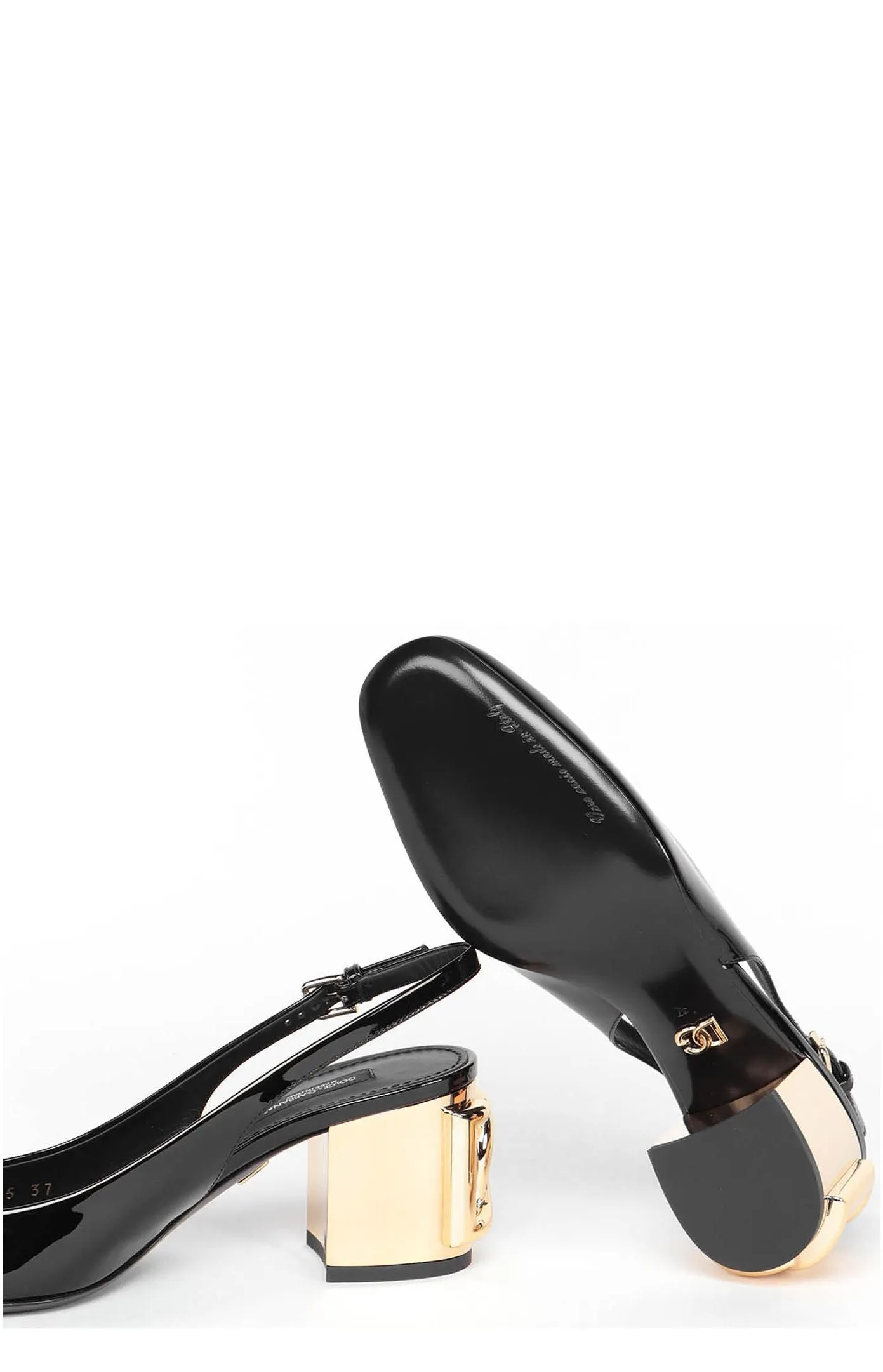 Dolce & Gabbana DG Block Heel Slingback Pumps