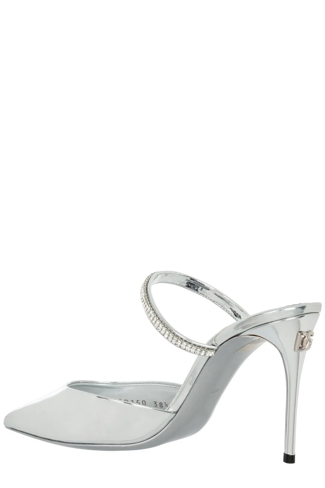 Dolce & Gabbana Embellished Pointed-Toe Mules