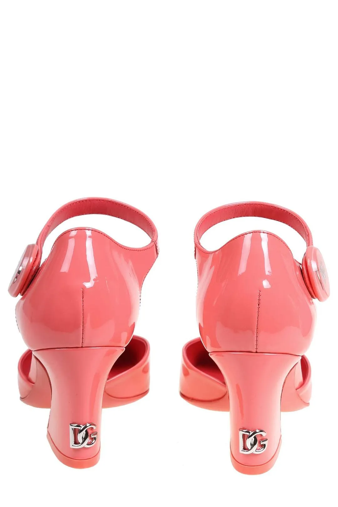 Dolce & Gabbana Geometric Heel Mary Janes Pumps
