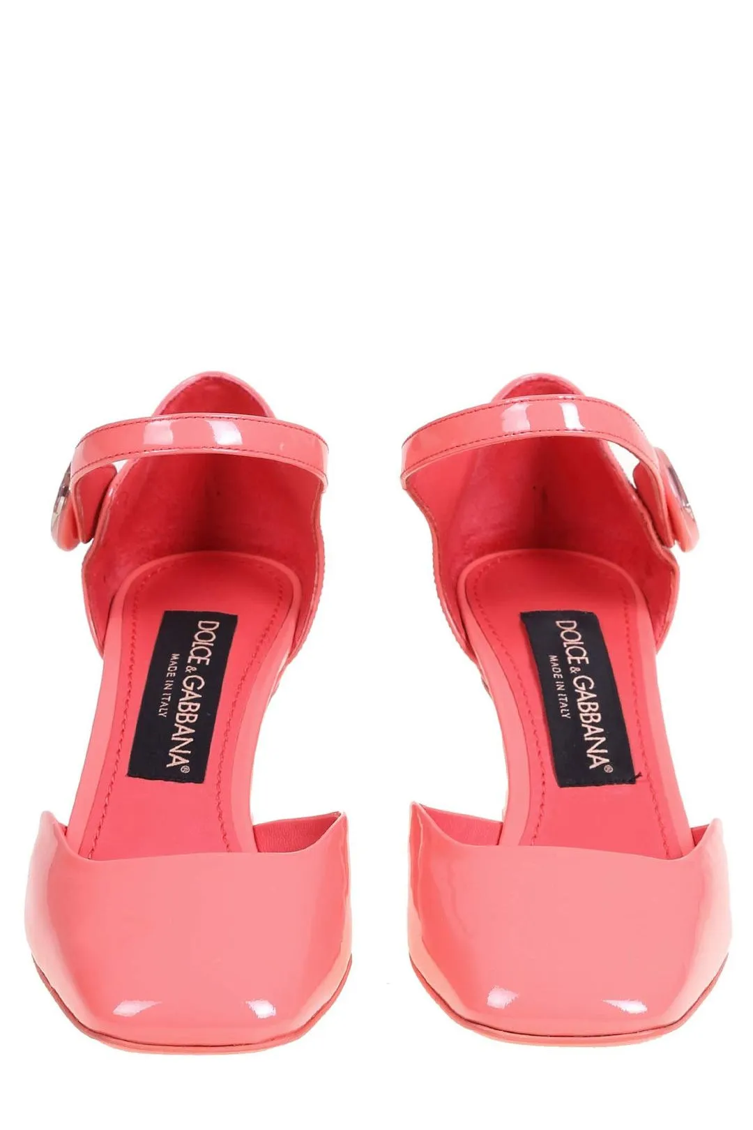 Dolce & Gabbana Geometric Heel Mary Janes Pumps