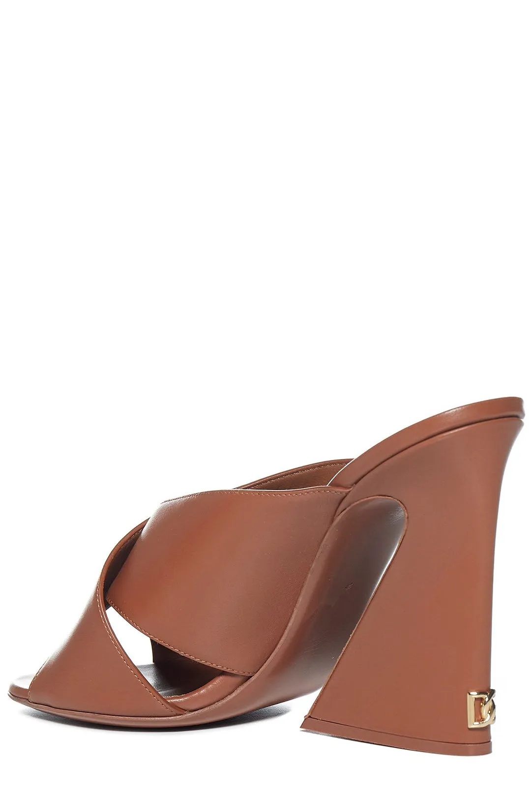 Dolce & Gabbana Keira Geometric-Heel Mules