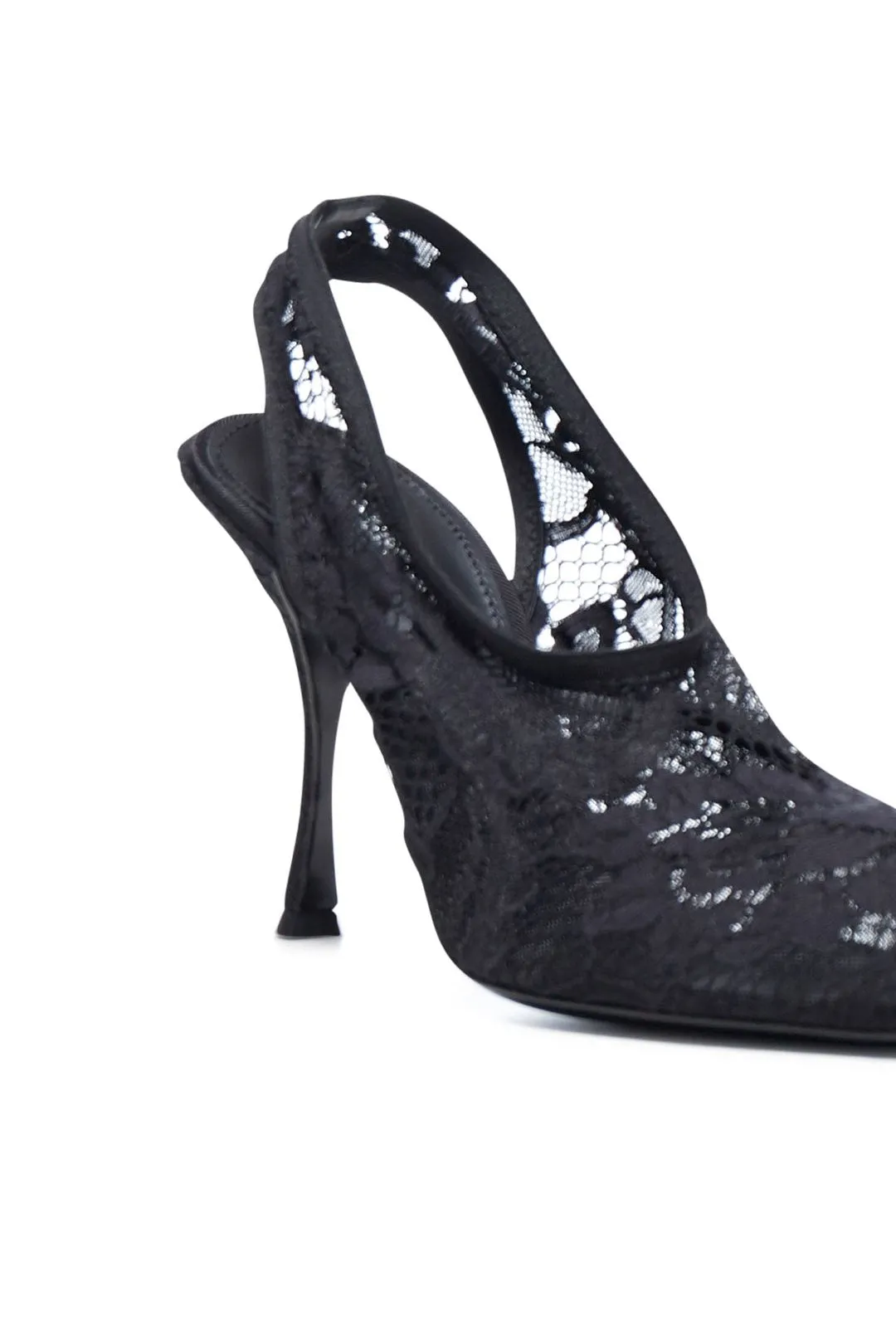 Dolce & Gabbana Lace Slingback Pumps