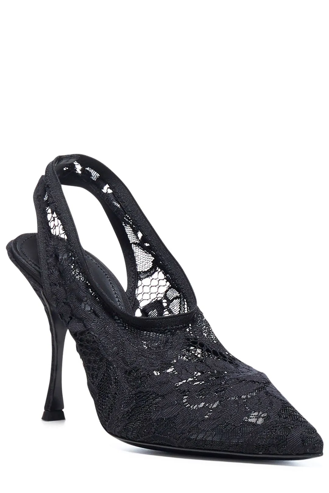 Dolce & Gabbana Lace Slingback Pumps