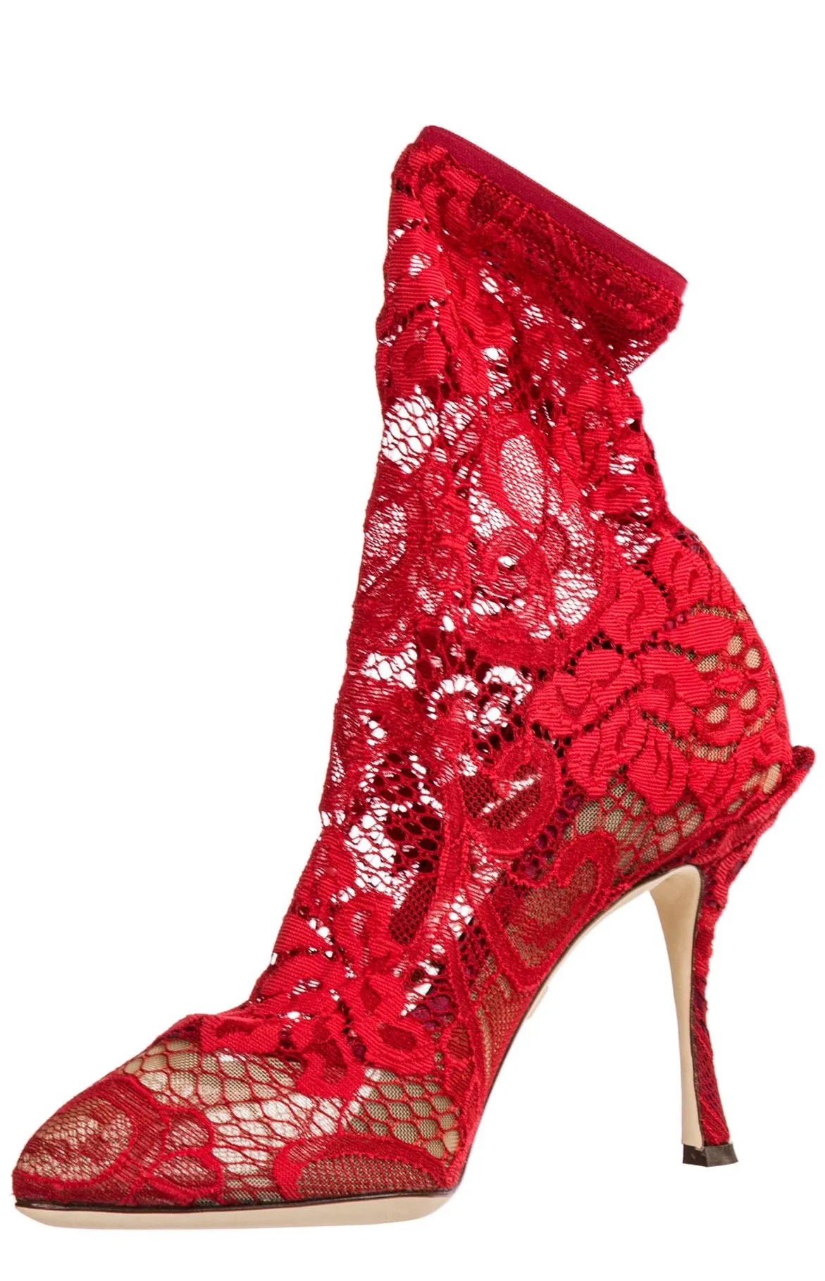 Dolce & Gabbana Lace Sock Boots