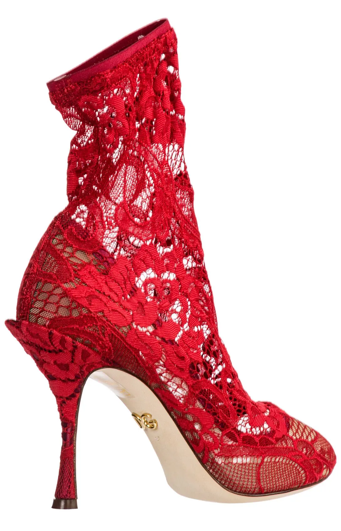 Dolce & Gabbana Lace Sock Boots