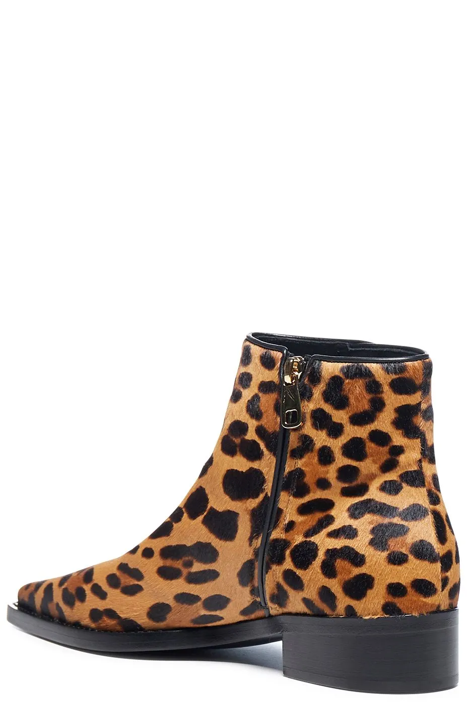 Dolce & Gabbana Leopard Pointed Toe Ankle Boots