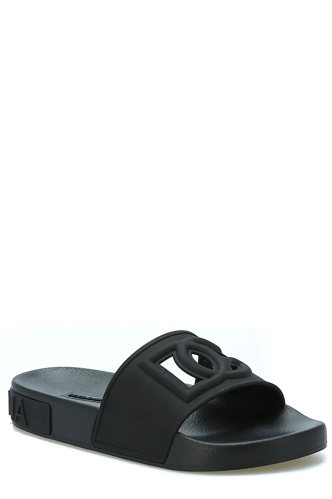 Dolce & Gabbana Logo Cut-Out Slip-On Slides