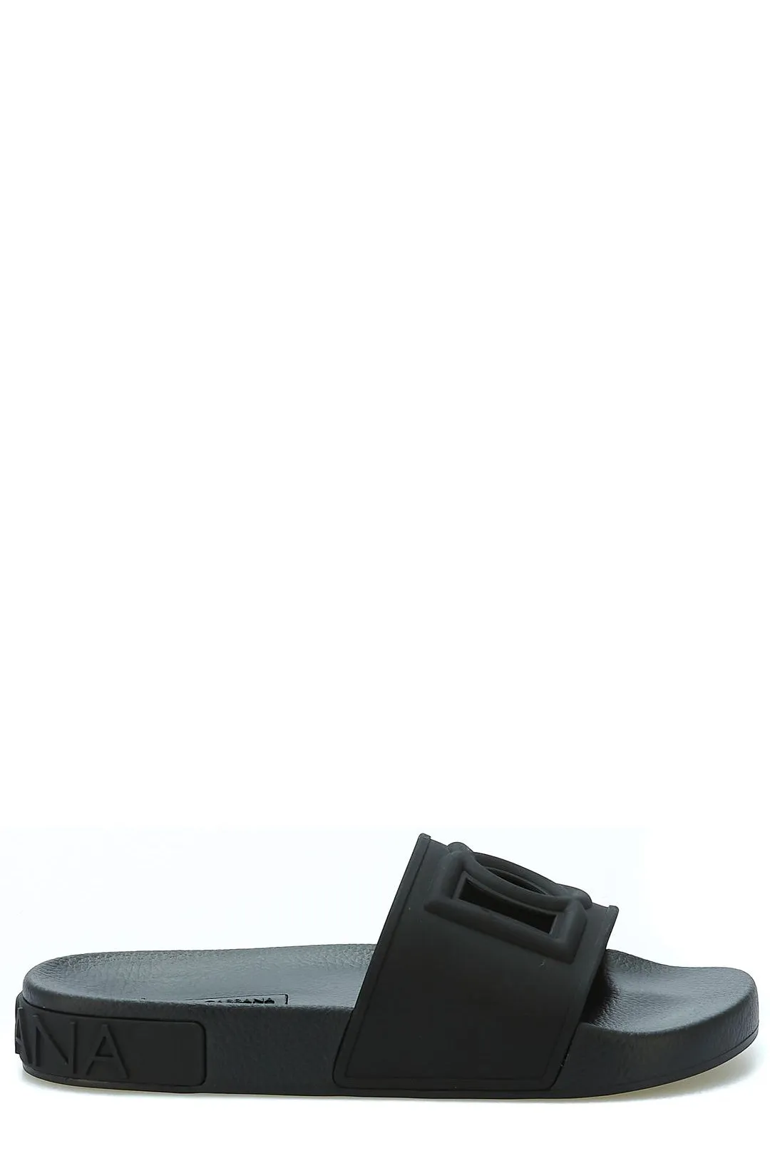 Dolce & Gabbana Logo Cut-Out Slip-On Slides