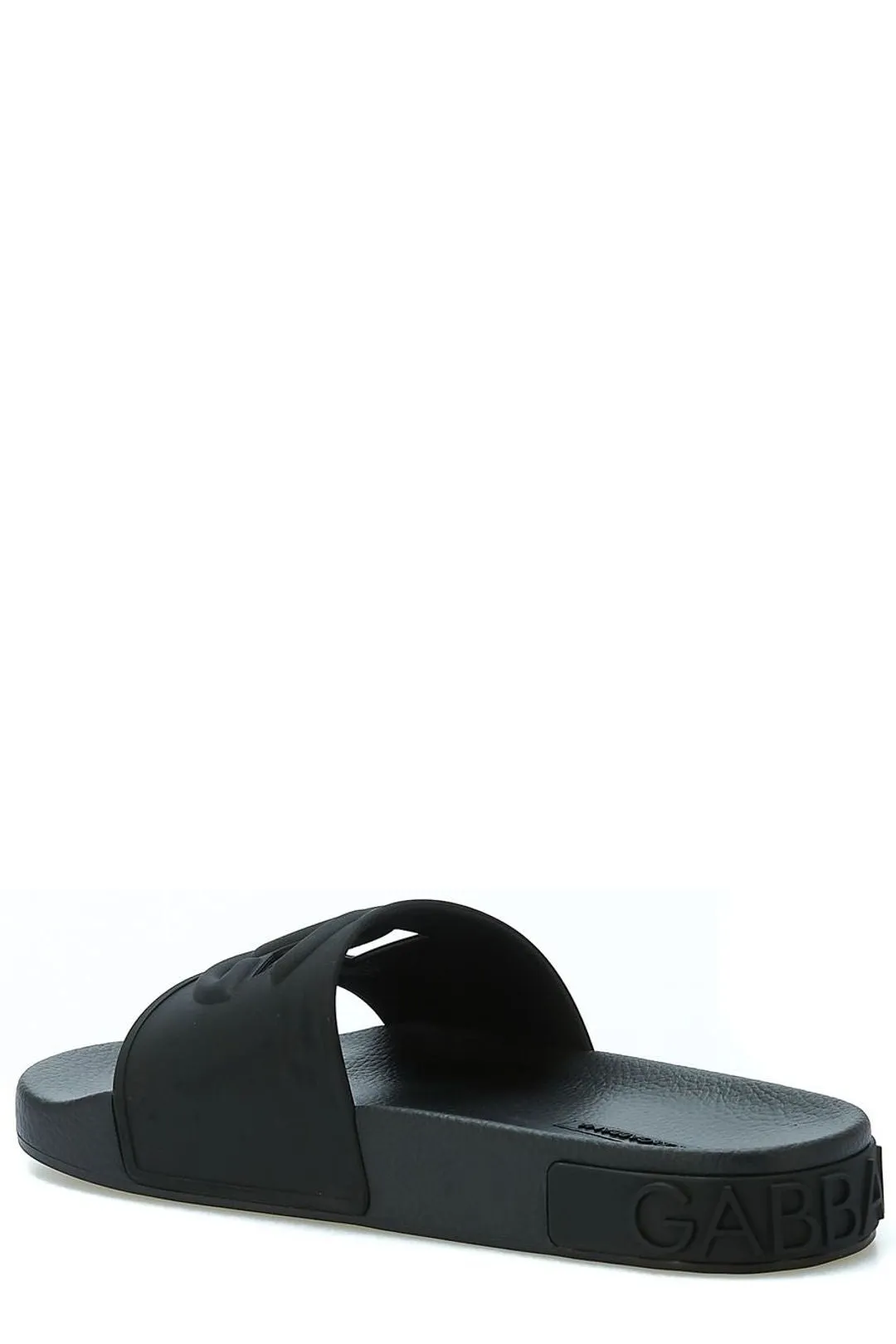 Dolce & Gabbana Logo Cut-Out Slip-On Slides