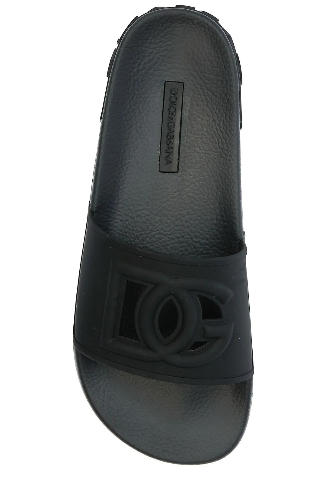 Dolce & Gabbana Logo Cut-Out Slip-On Slides