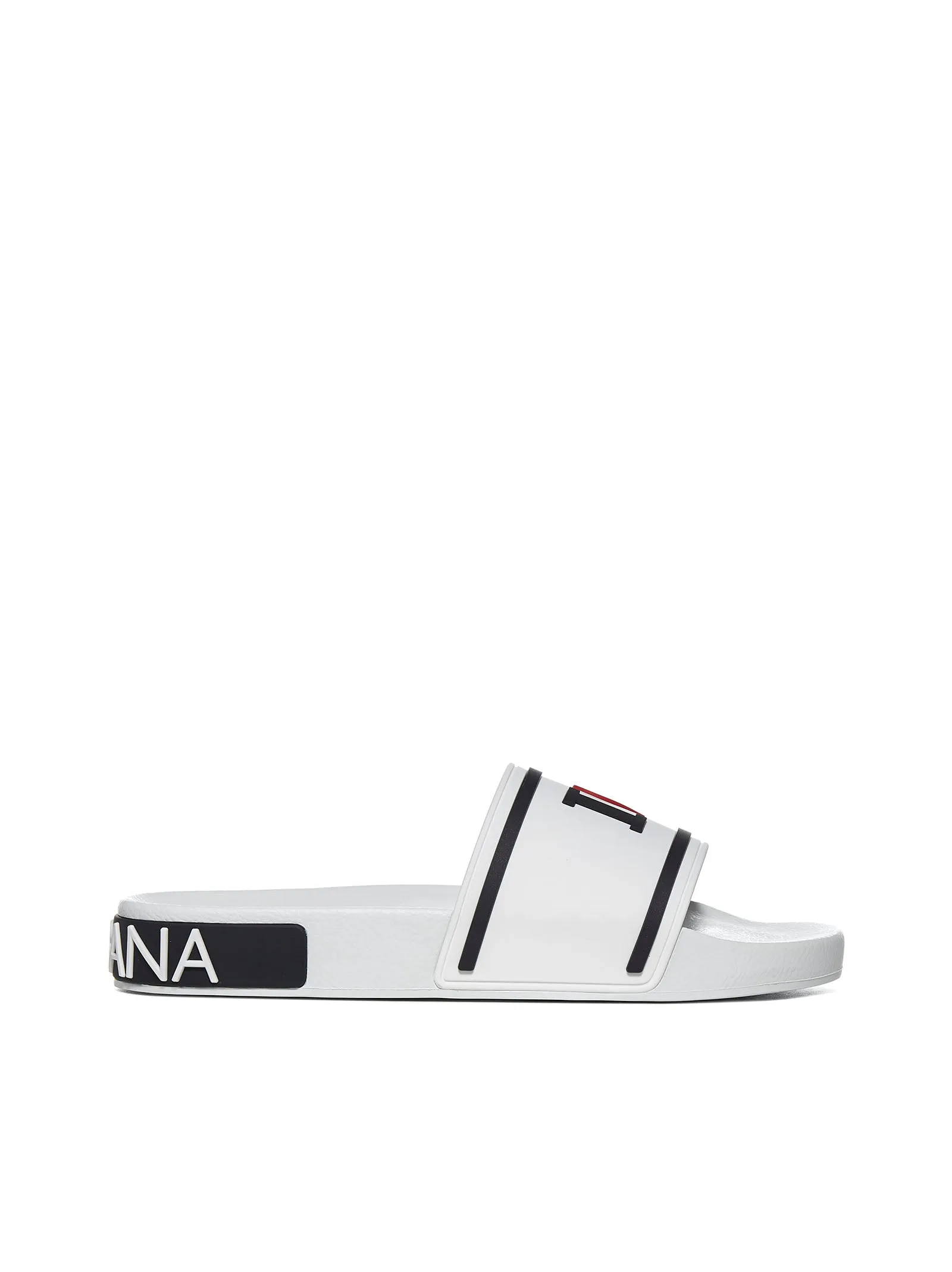 Dolce & Gabbana Logo Slide Sandals