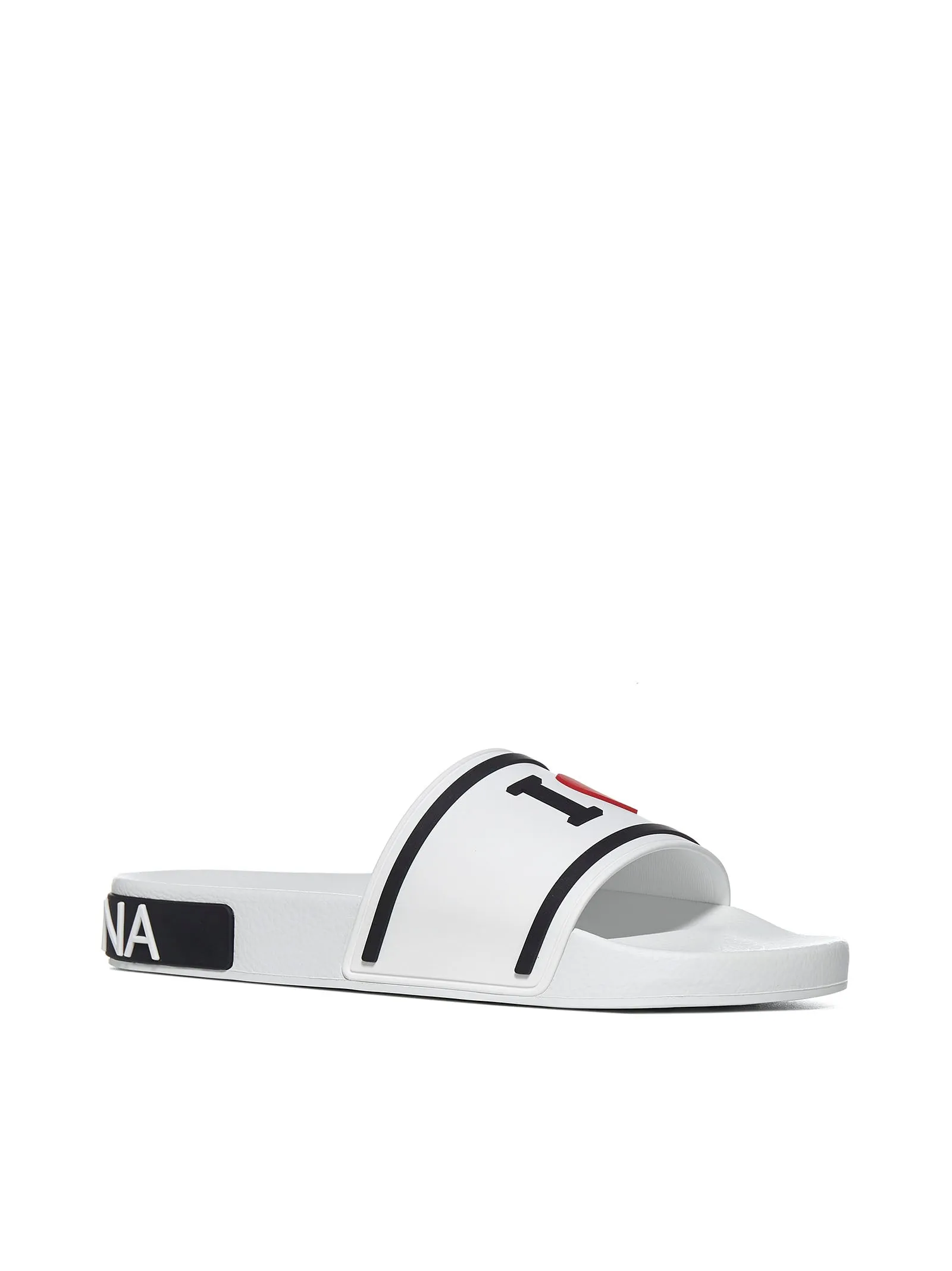 Dolce & Gabbana Logo Slide Sandals