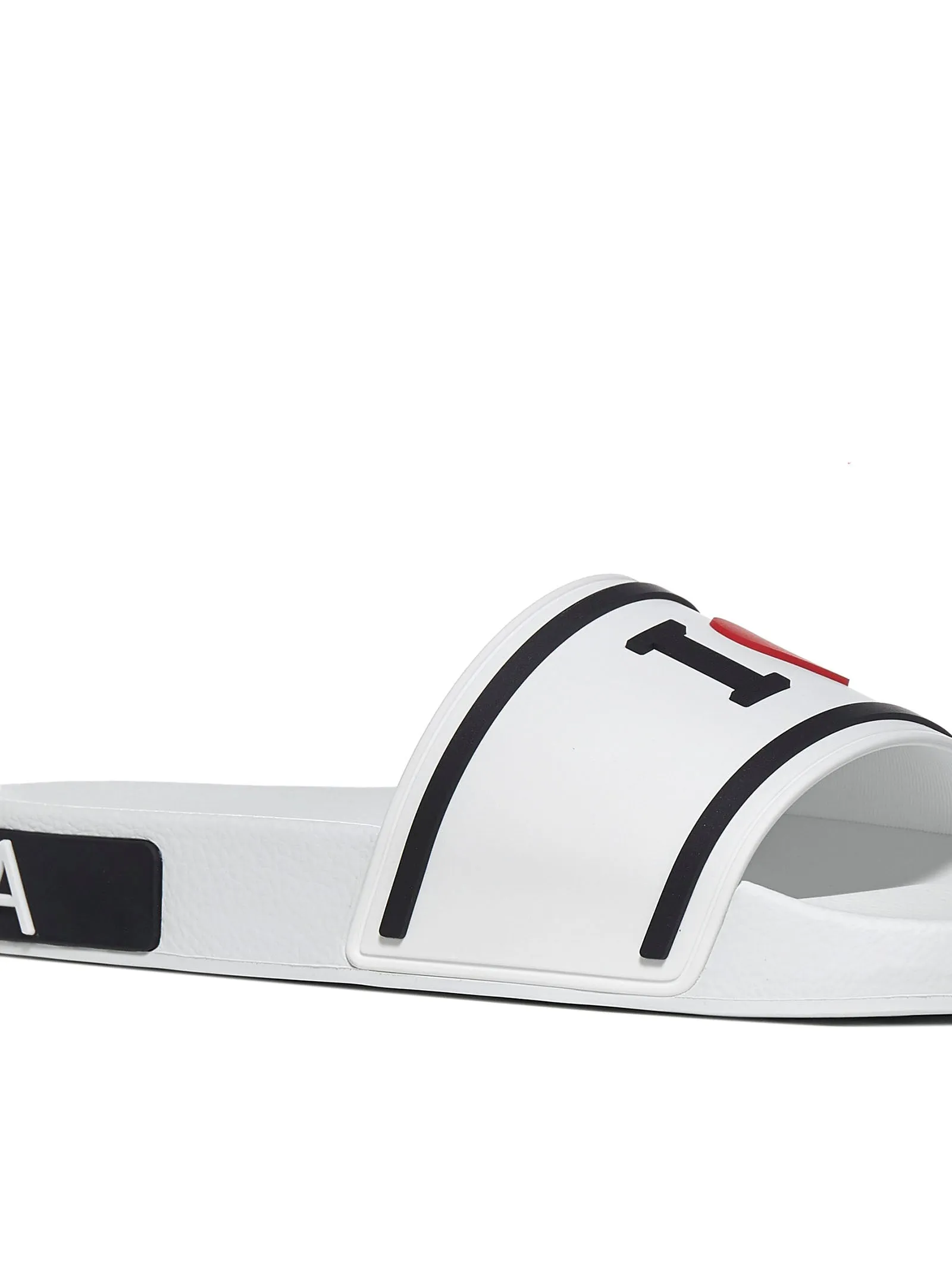 Dolce & Gabbana Logo Slide Sandals