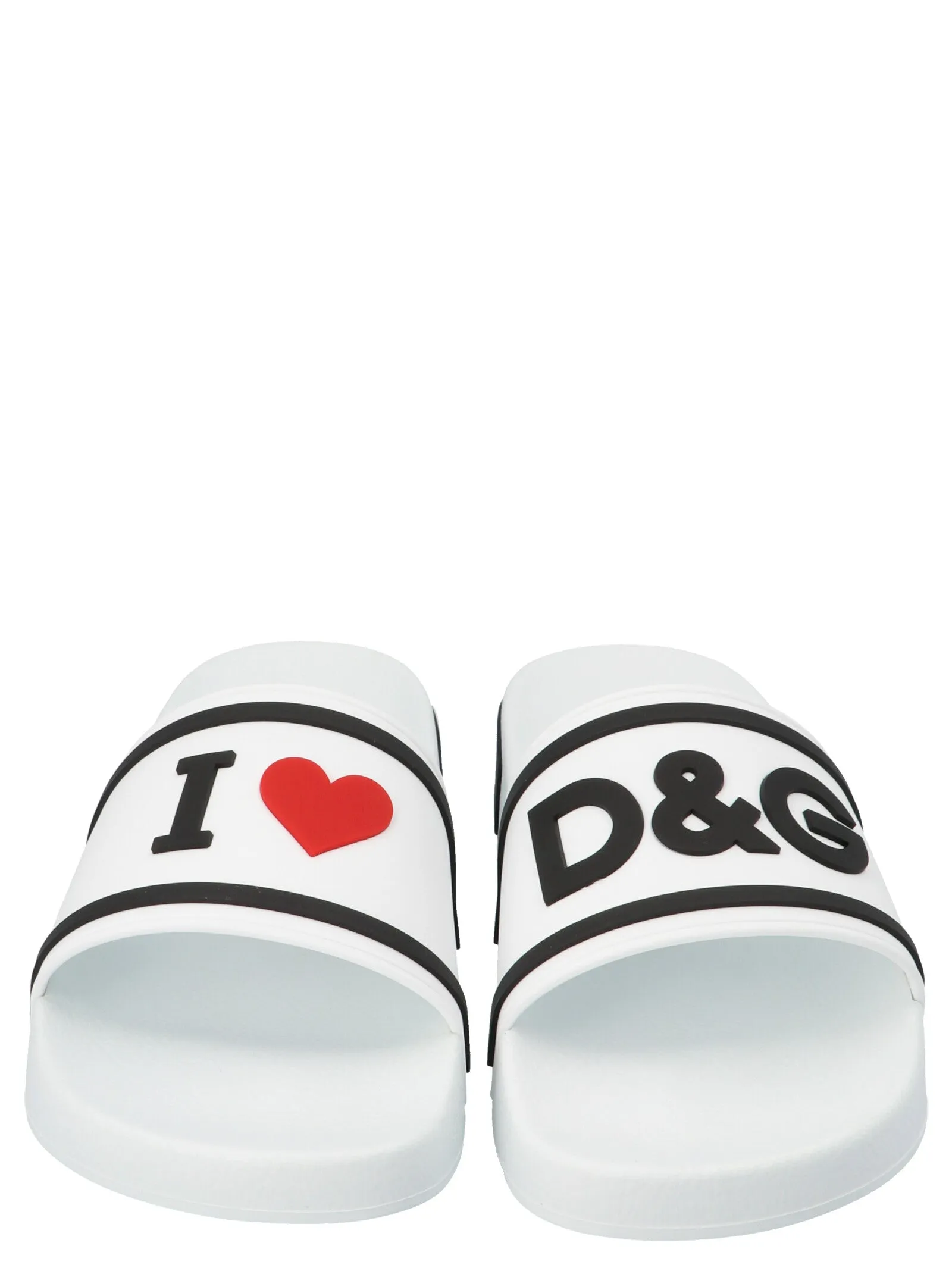 Dolce & Gabbana Logo Slide Sandals