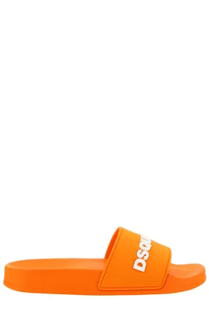 Dsquared2 Logo Embossed Slides