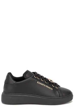 Elisabetta Franchi Logo Detailed Low Top Sneakers