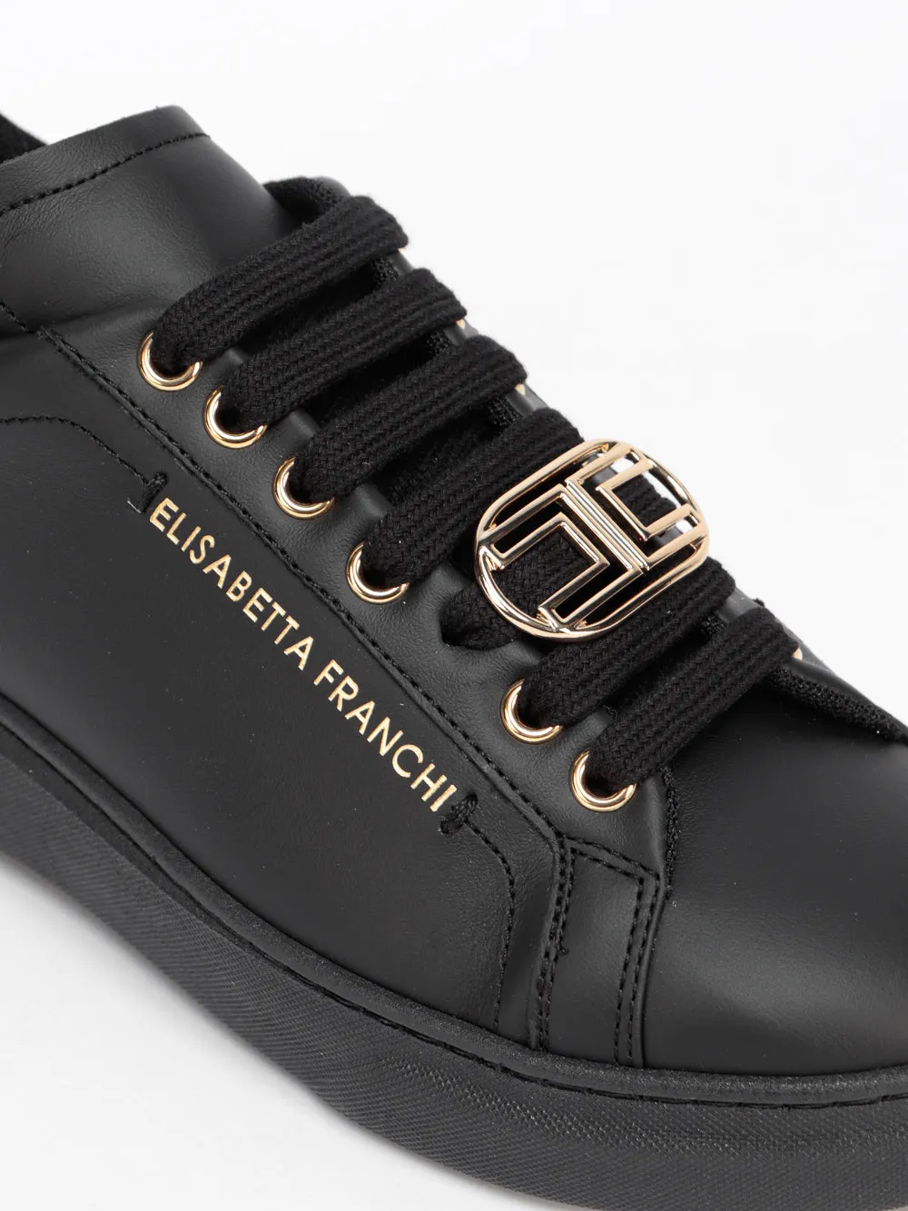 Elisabetta Franchi Logo Detailed Low Top Sneakers