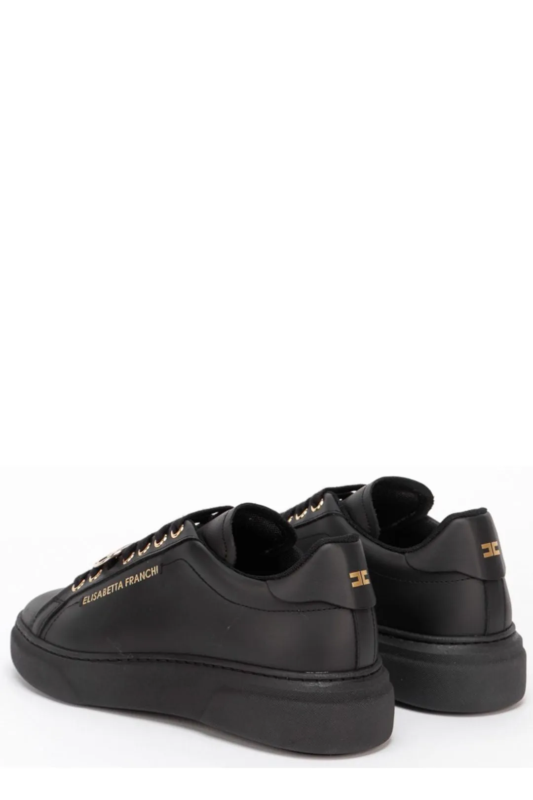 Elisabetta Franchi Logo Detailed Low Top Sneakers