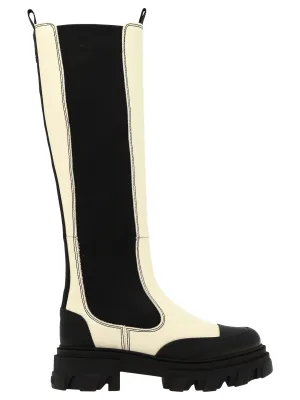 Ganni Knee-High Chelsea Boots