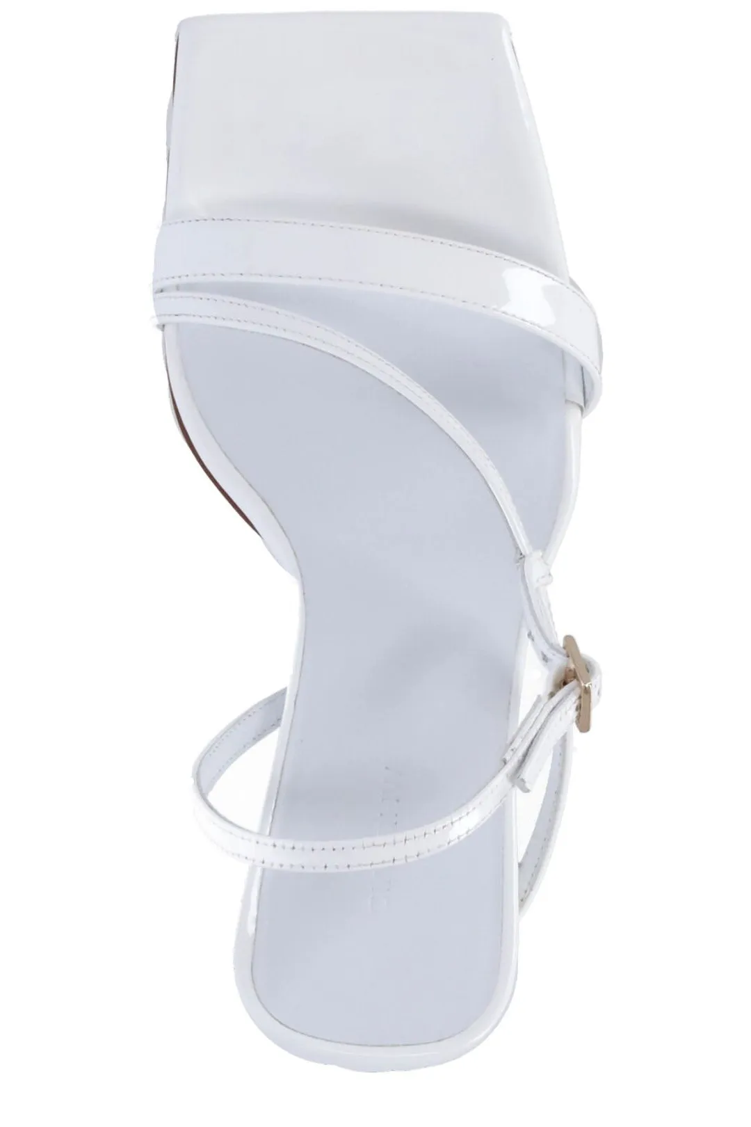 GIA BORGHINI Rosie Logo Detailed Slingback Sandals