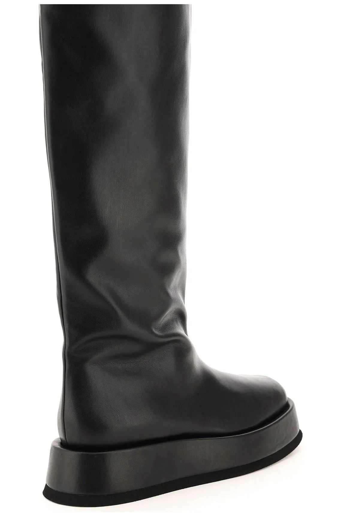 GIA BORGHINI Rosie Thigh-High Round Toe Boots