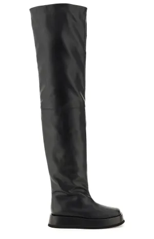 GIA BORGHINI Rosie Thigh-High Round Toe Boots
