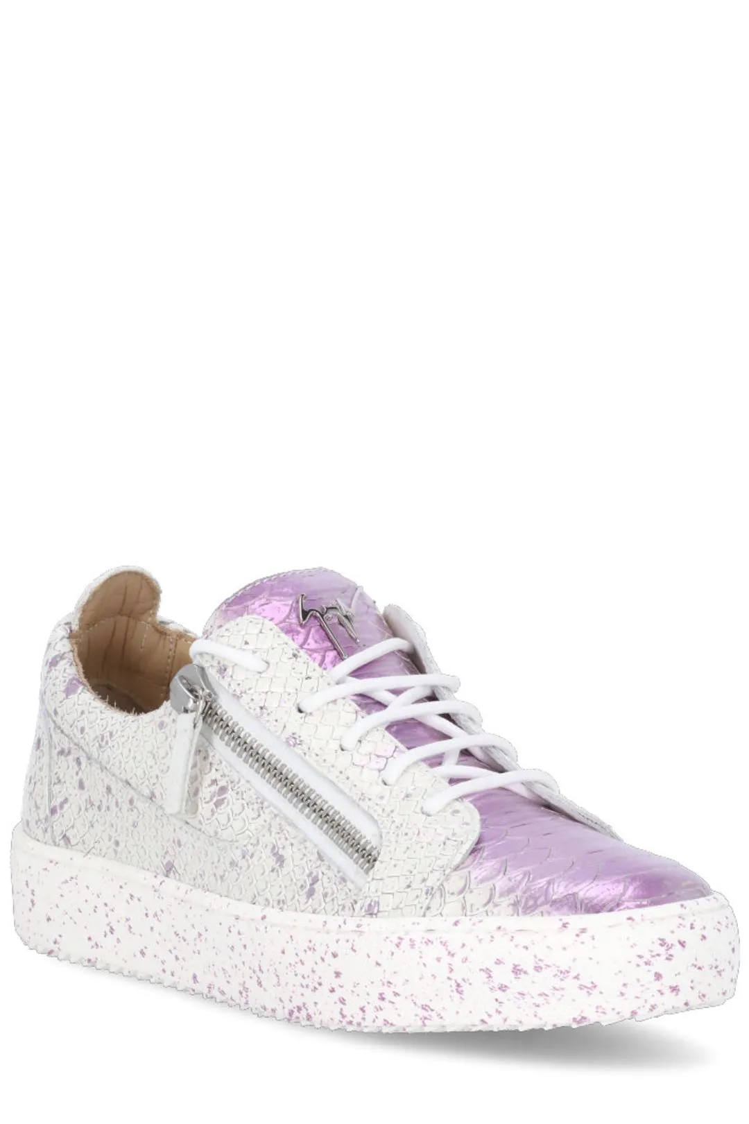 Giuseppe Zanotti Gail Embossed Low-Top Sneakers