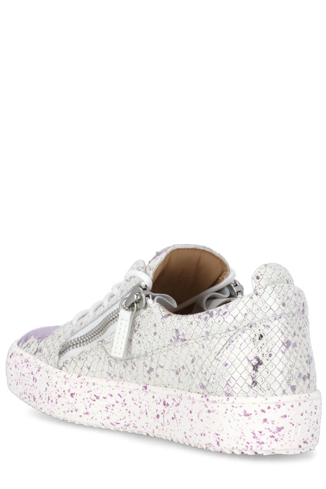 Giuseppe Zanotti Gail Embossed Low-Top Sneakers