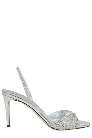 Giuseppe Zanotti Lilibeth Embellished Slingback Sandals