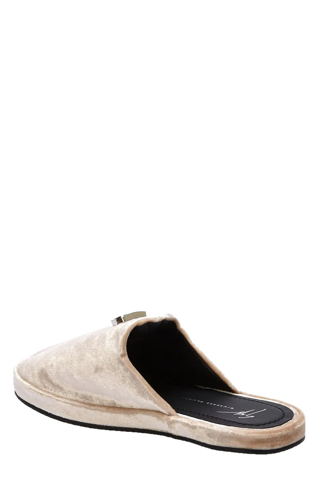 Giuseppe Zanotti Logo Plaque Slippers