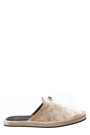Giuseppe Zanotti Logo Plaque Slippers