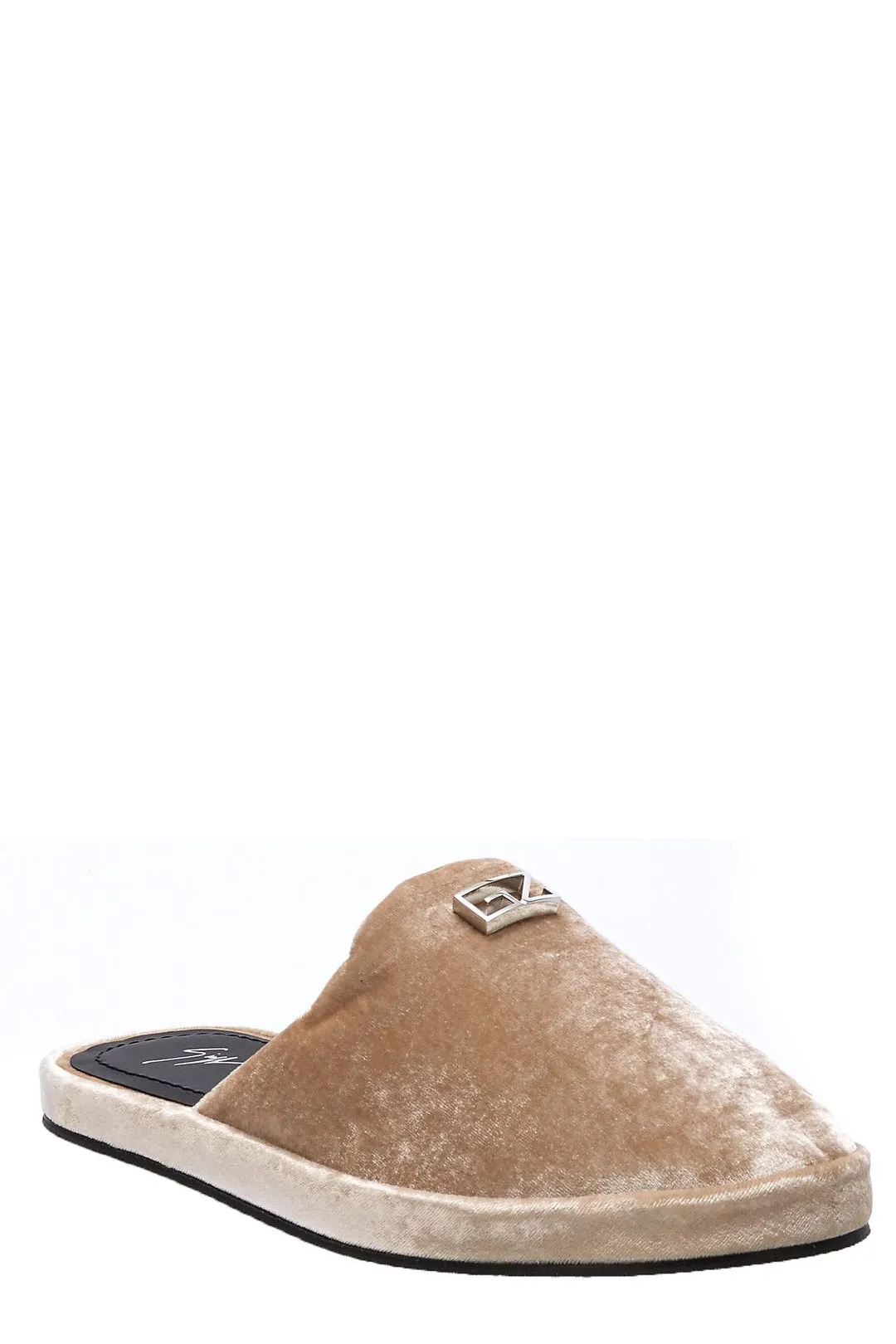 Giuseppe Zanotti Logo Plaque Slippers