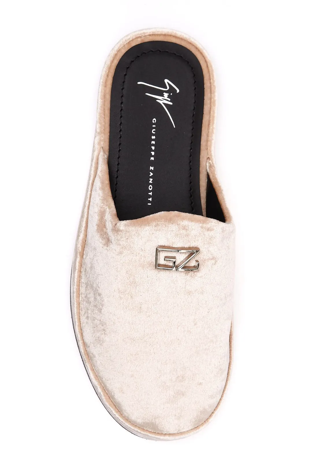 Giuseppe Zanotti Logo Plaque Slippers