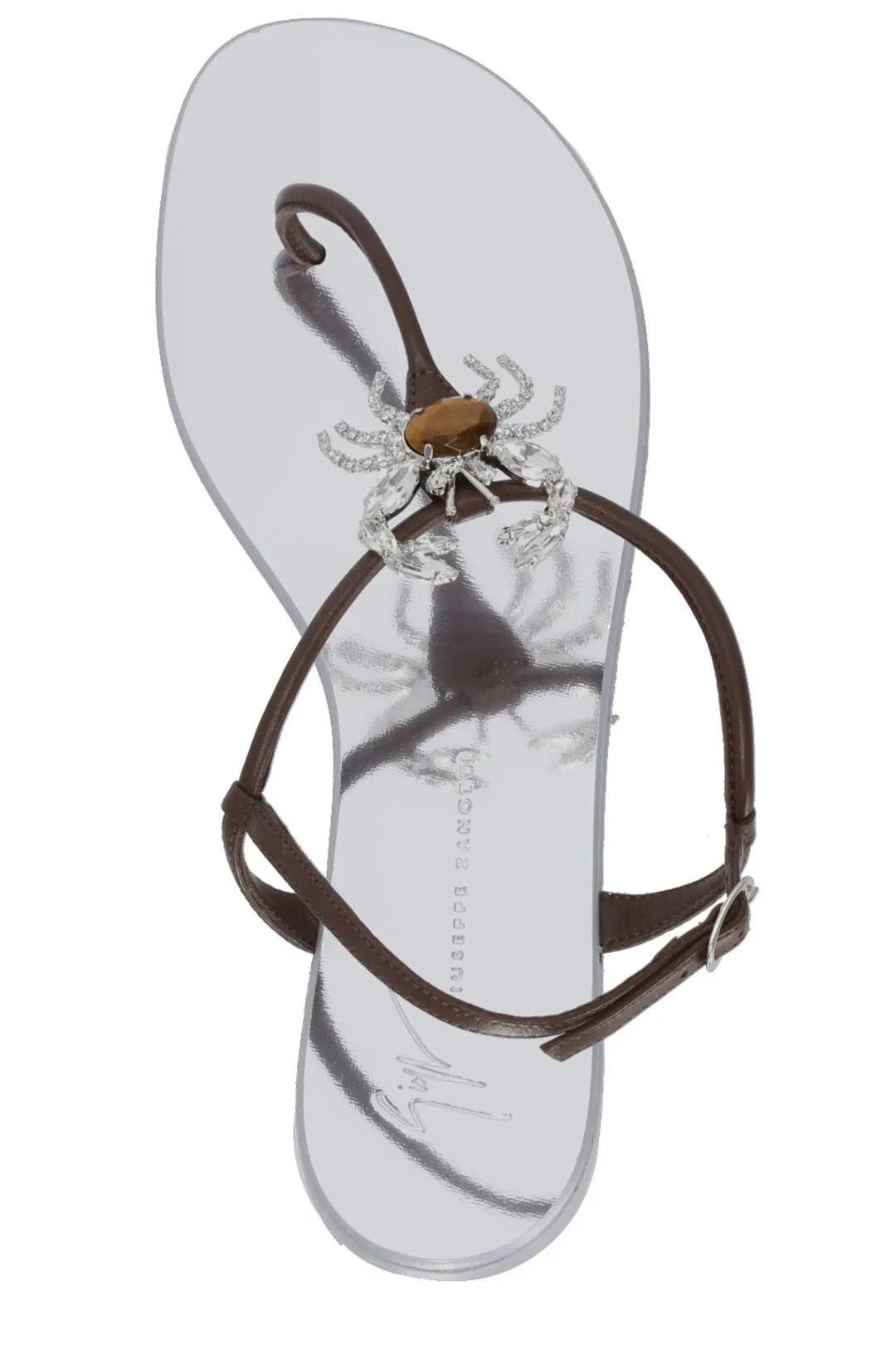 Giuseppe Zanotti Moon Crab Embellished Sandals