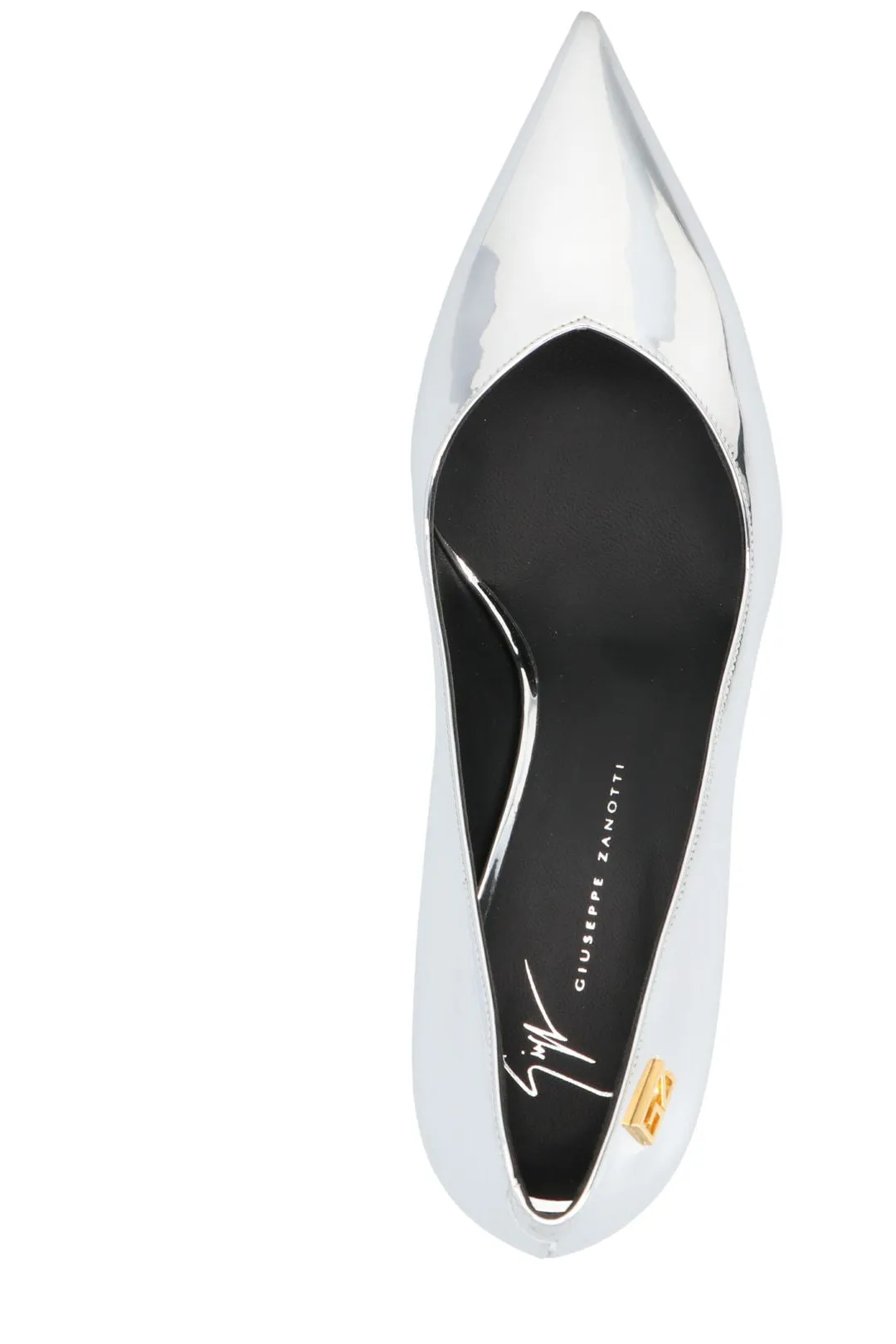 Giuseppe Zanotti Reikii Pointed Toe Logo Plaque Pumps