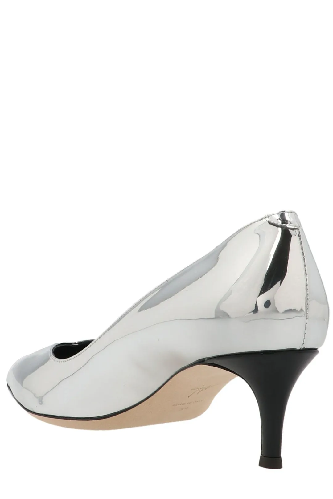 Giuseppe Zanotti Reikii Pointed Toe Logo Plaque Pumps