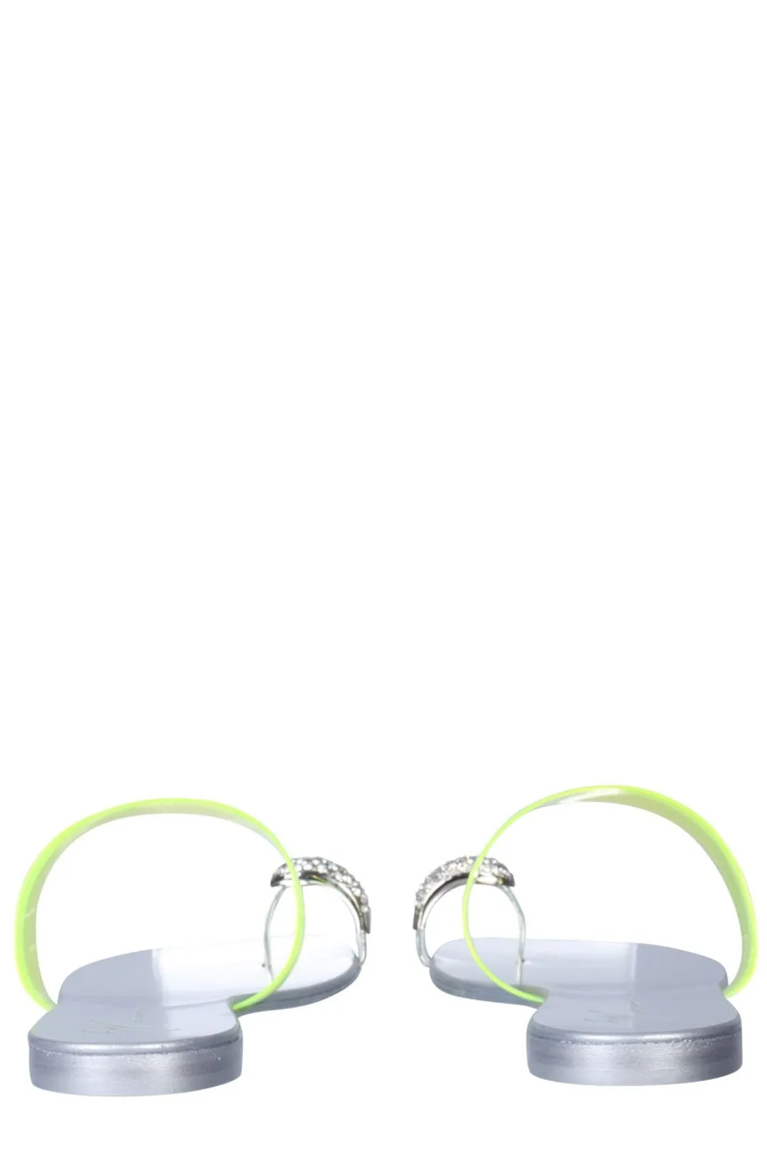 Giuseppe Zanotti Ring Plexi Slip-On Sandals