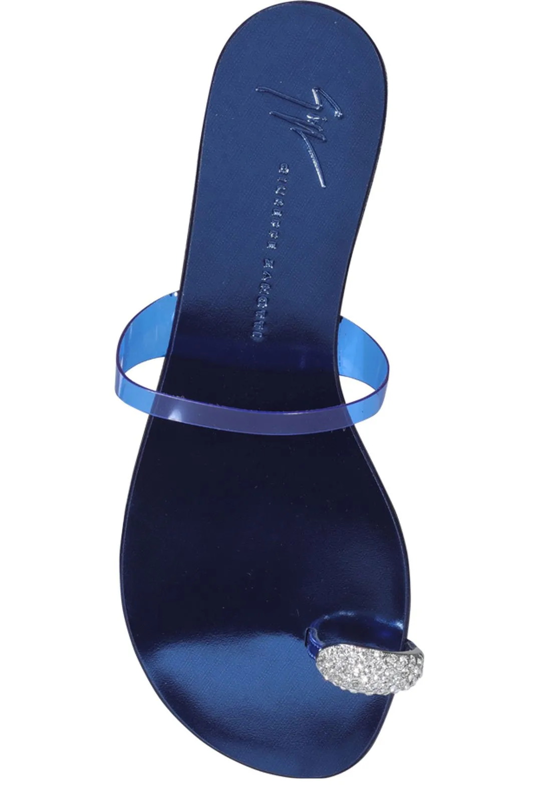 Giuseppe Zanotti Ring Plexi Slip-On Sandals