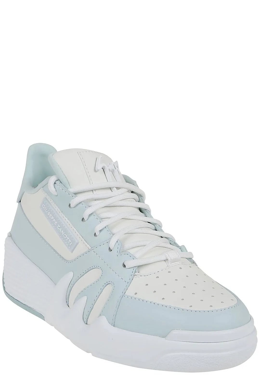 Giuseppe Zanotti Talon Two-Tone Lace Up Sneakers
