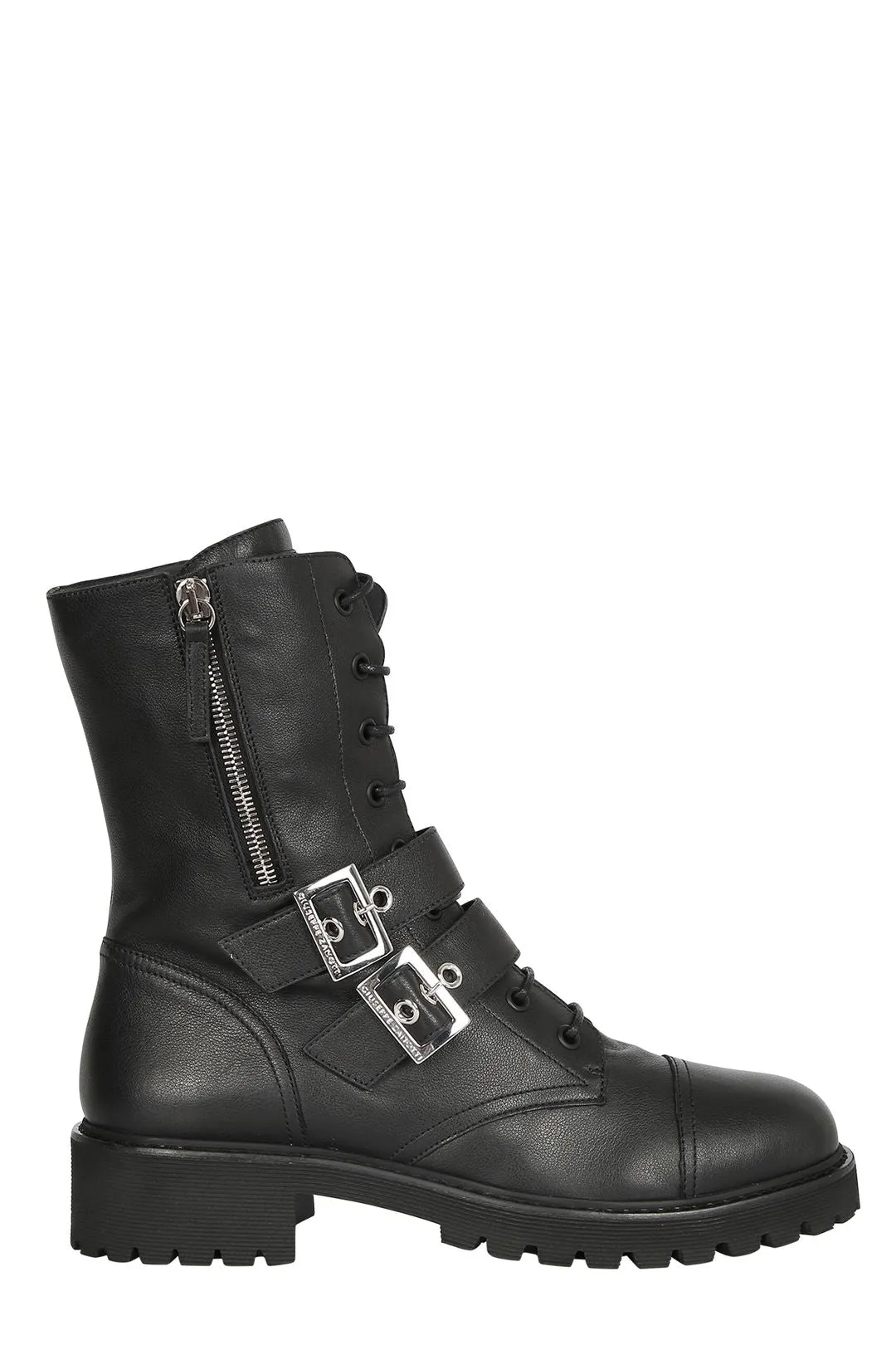 Giuseppe Zanotti Urban Biker Buckle Detailed Boots